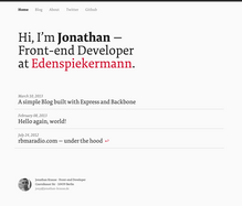 Jonathan Krause personal site