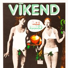 <cite>Víkend bez rodičů</cite> (1982) Czechoslovak movie poster