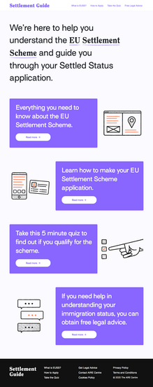 Settlement Scheme Guide for Young People