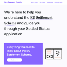 Settlement Scheme Guide for Young People