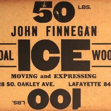 John Finnegan ice sign