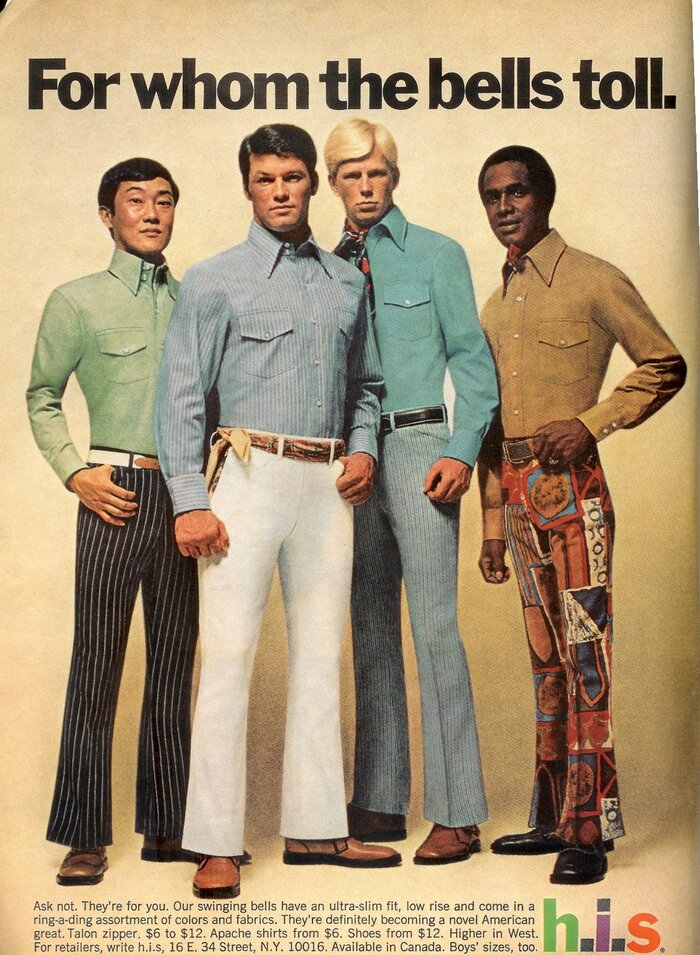 H.I.S Menswear Advertising (1960s–70s) 8