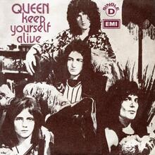 Queen – “Keep Yourself Alive” Portuguese single sleeve