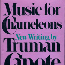 <cite>Music for Chameleons</cite> by Truman Capote (Random House, first edition)