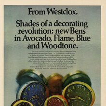 “Shades of a decorating revolution” Westclox ad