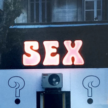 “SEX” neon sign, Nice