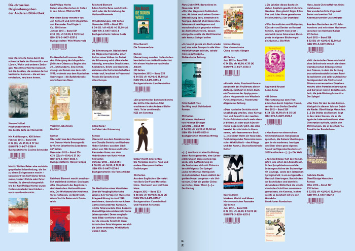 Die Andere Bibliothek – Spring 2013 Preview 7