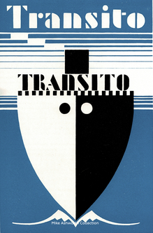 Transito typeface specimen brochure cover