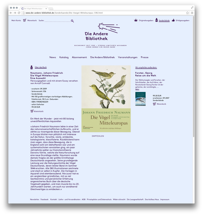 Die Andere Bibliothek website 3