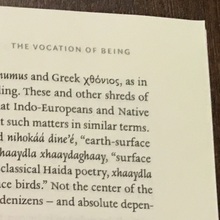 <cite>The Tree of Meaning </cite>by Robert Bringhurst<span></span>
