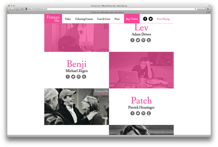 Frances Ha poster and website 3