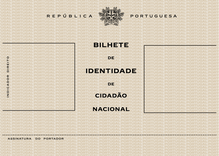 Bilhete de Identidade (Portuguese identity card), 1971–1987