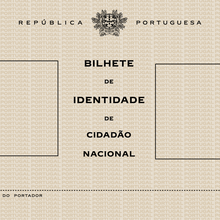Bilhete de Identidade (Portuguese identity card), 1971–1987