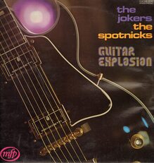 The Jokers / The Spotnicks – <cite>Guitar Explosion</cite> album art