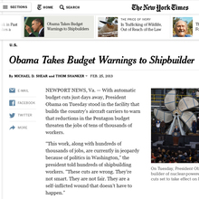 <cite>The New York Times</cite> article redesign (May 2013)