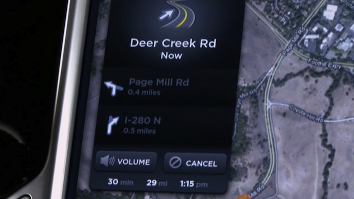 2013 Tesla Model S dashboard display 9