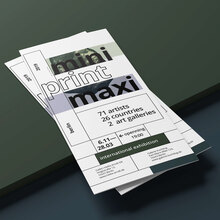 <cite>Mini Maxi Print</cite> exhibition