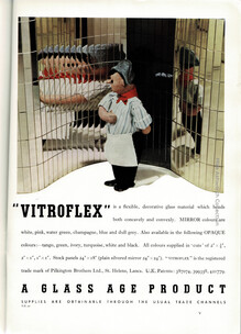 “Vitroflex” ad by Pilkington Brothers Ltd. (1937)