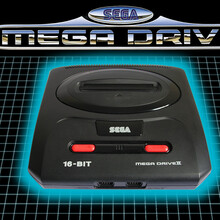 Sega Mega Drive logo (for international branding outside North America)