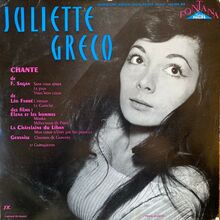 <span>Juliette Gréco – <cite>4ème Série</cite> album art</span>