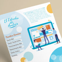 <span>El Estudio de Andrés promotional flyer</span>