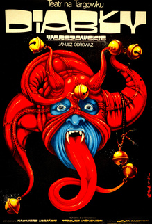 <cite>Diabły Warszawskie</cite> theater poster