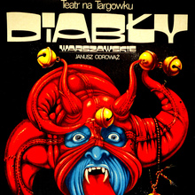 <cite>Diabły Warszawskie</cite> theater poster
