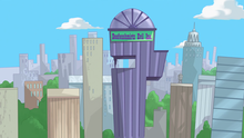 Doofenshmirtz Evil Inc. in <cite>Phineas and Ferb</cite>