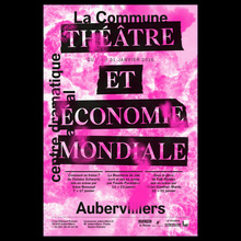 <cite>Théâtre et économie mondiale</cite> poster, La Commune