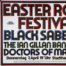 Easter Rock Festival 1977 posters and tickets
