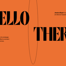 Jessica Bayer portfolio website