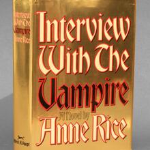 <cite>Interview With The Vampire</cite>, Knopf first edition jacket