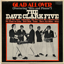 The Dave Clark Five – <cite>Glad All Over</cite> album art