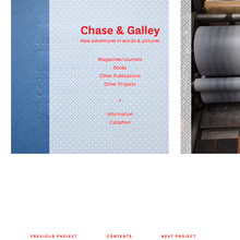 Chase &amp; Galley website