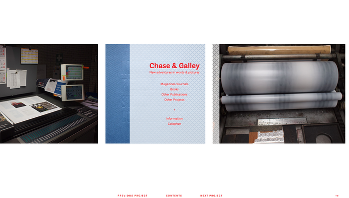 Chase &amp; Galley website 1