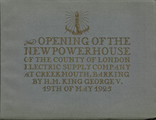 <cite>Opening of the New Power House at Creekmouth, Barking </cite>