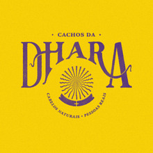 Cachos da Dhara visual identity