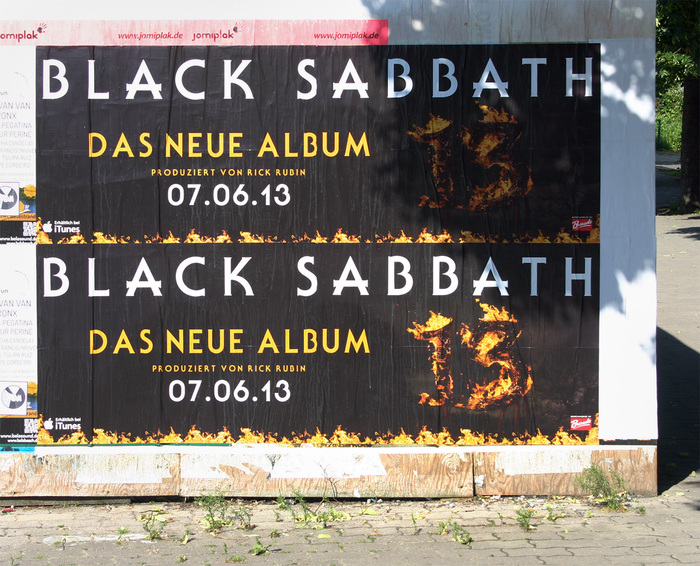 Posters advertising the new release in Berlin, Germany