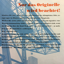 “Nur das Originelle wird beachtet!”, Frobenius AG “Nur das Originelle wird beachtet!”, Frobenius AG