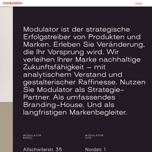 Modulator website