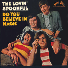 The Lovin’ Spoonful – <cite>Do You Believe In Magic</cite> album art and “She Is Still A Mystery” German single cover