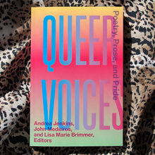 <cite>Queer Voices – <span>Poetry, Prose, and Pride</span></cite>