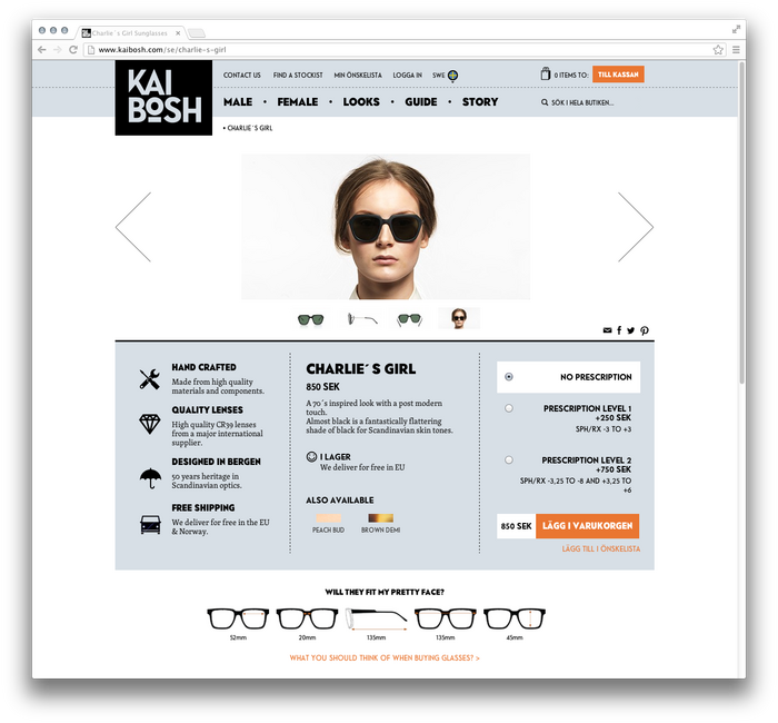 Kaibosh website 3