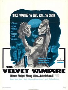 <cite>The Velvet Vampire</cite> (1971) and <cite>Scream of the Demon Lover</cite> (1970) movie posters and press book