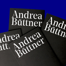 Andrea Büttner exhibition catalogue