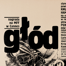 <cite>Głód </cite>poster