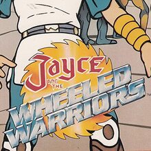 <cite>Jayce and the Wheeled Warriors</cite> (1985) logo