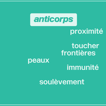 <cite>Anticorps</cite> exhibition website, Palais de Tokyo