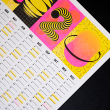 Calendar 2020 (Risograph print)
