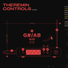 Theremix virtual theremin app